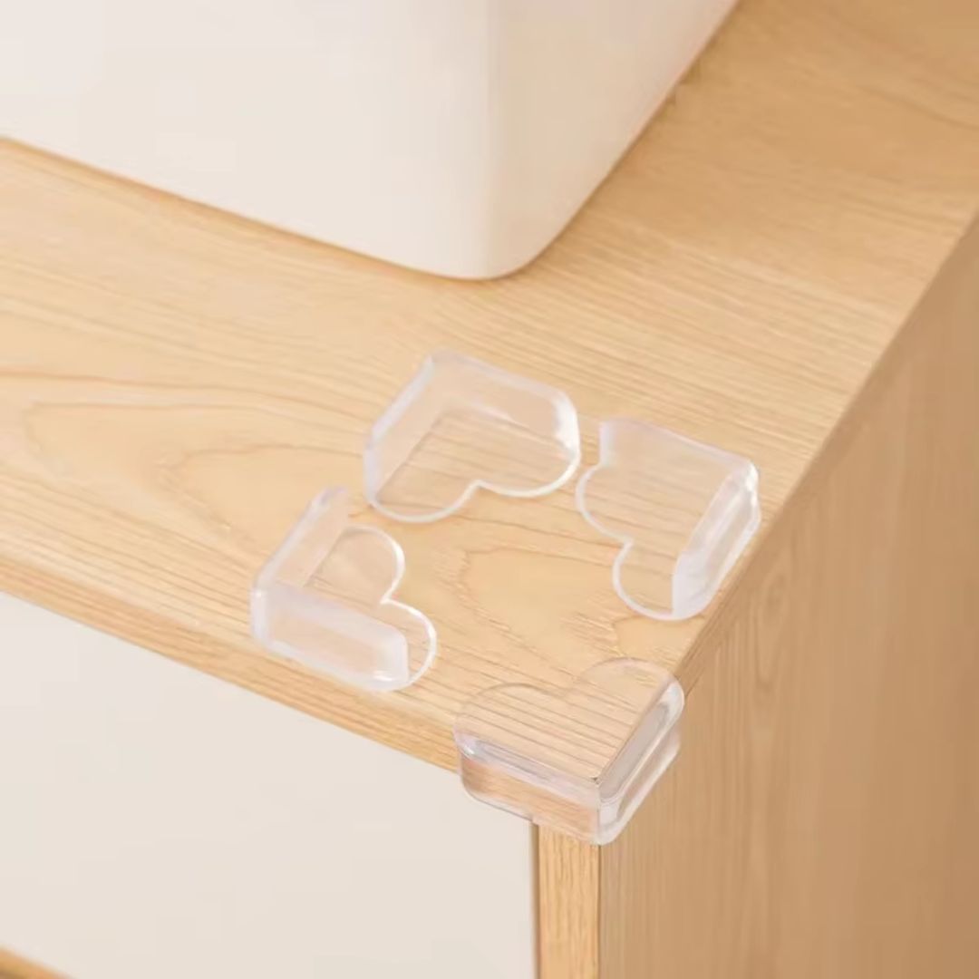 Herz Eckenschutz Transparent – Baby Sicherheits Eckenschützer für Möbel