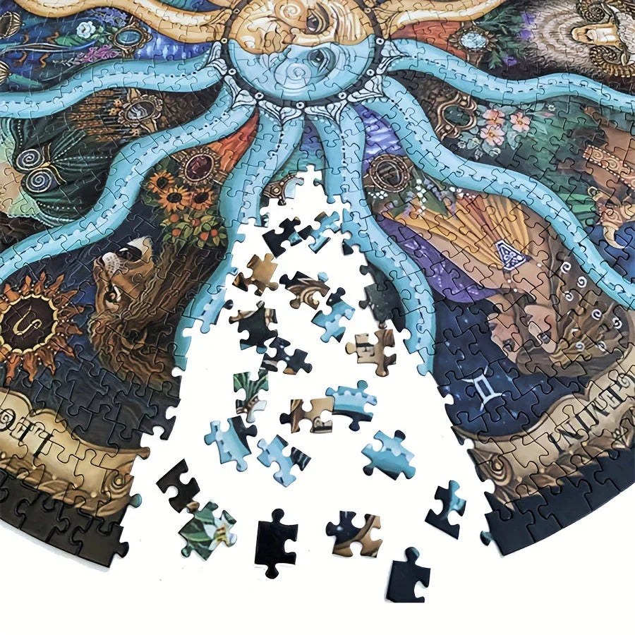 1000-teilige Runde Astrologie-Puzzle