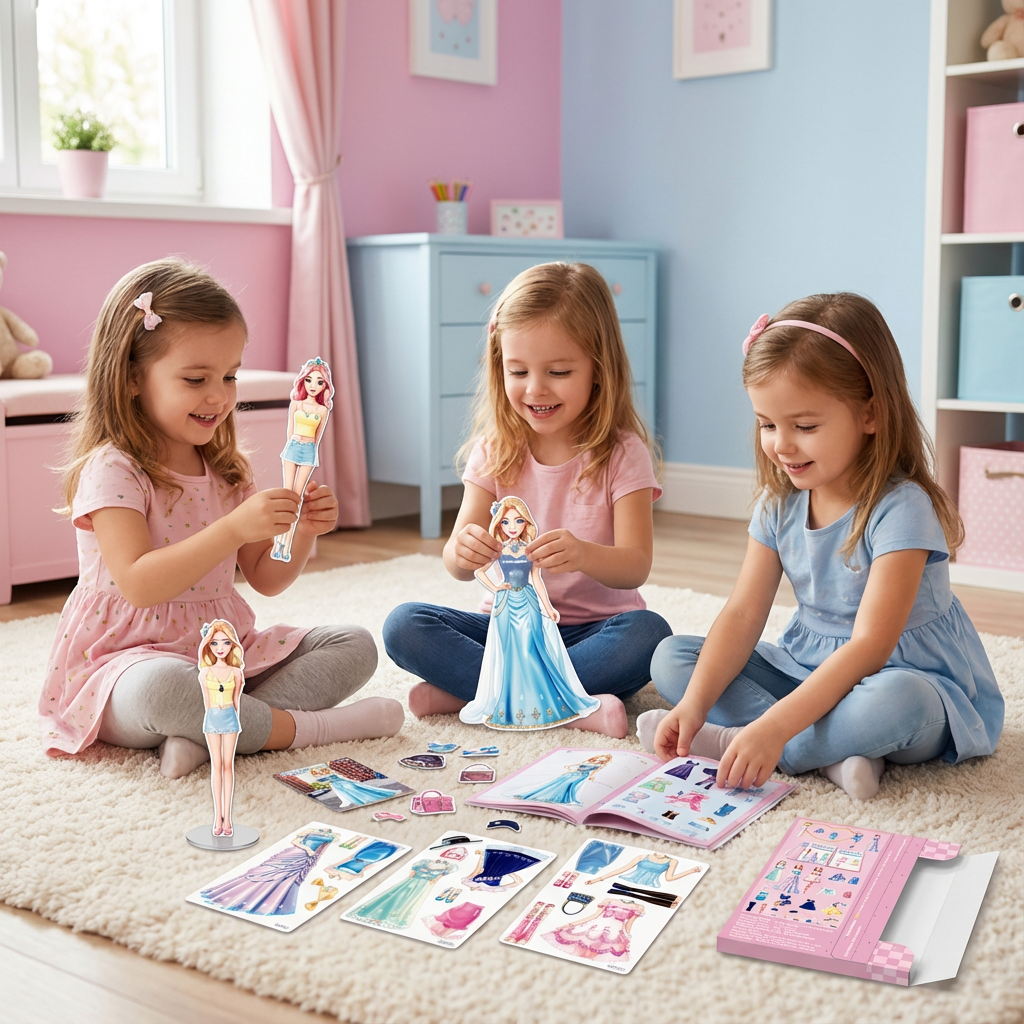 Magnetisches Mode Spielset für Kinder