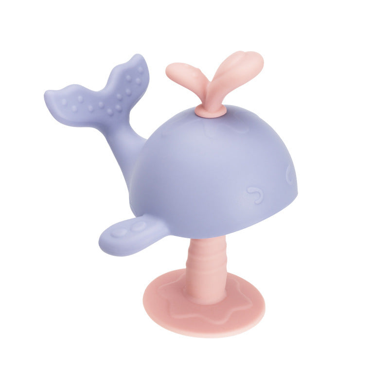 Baby Beißring Wal aus Silikon – Sicheres Teething Spielzeug für Babys