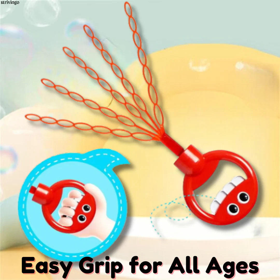 Lustiger Seifenblasenstab mit 32 Öffnungen