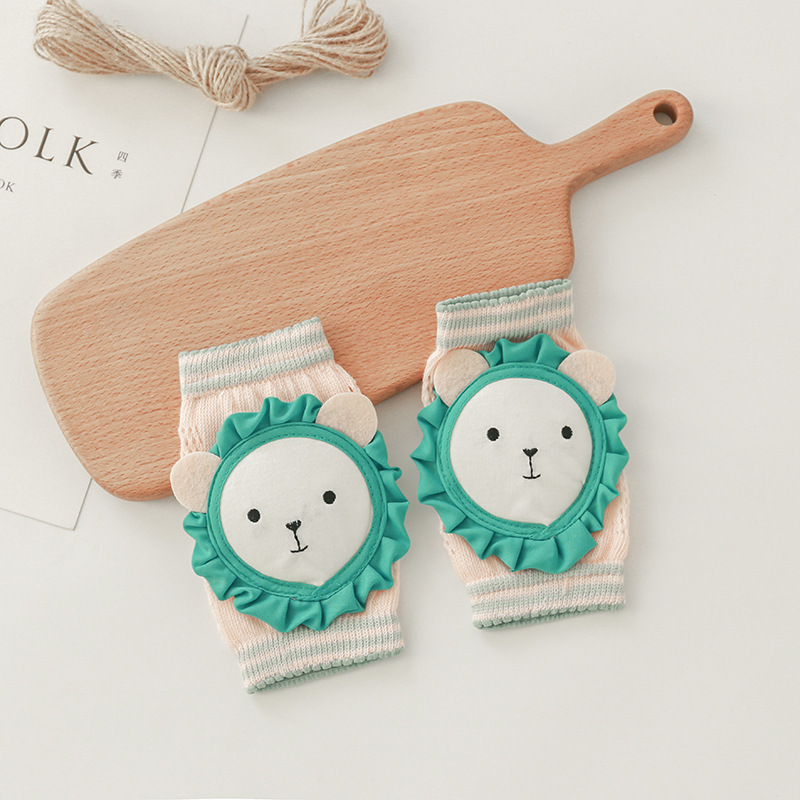 Baby Knieschoner zum Krabbeln – Rutschfeste Kniepolster mit Tiermotiv