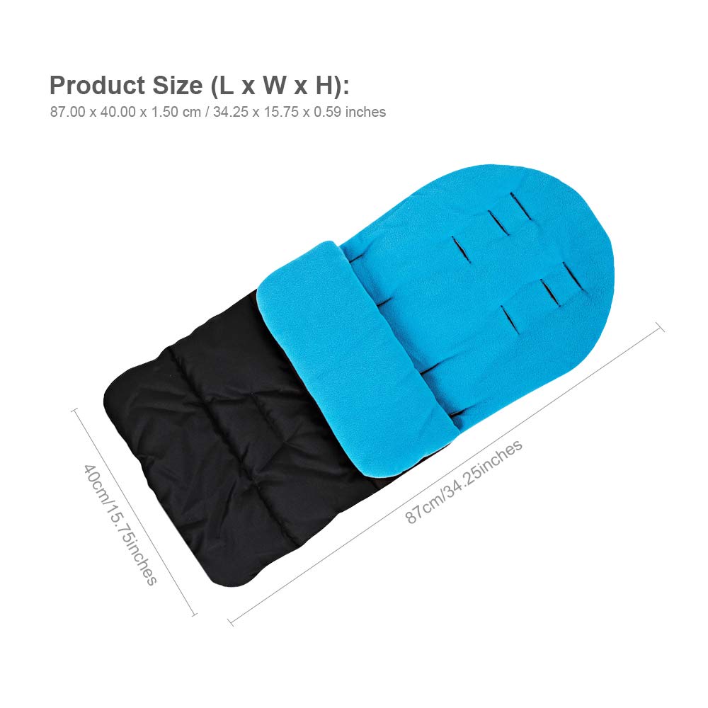 Universal-Kinderwagenschlafsack - warmer Fußsack mit Fleece