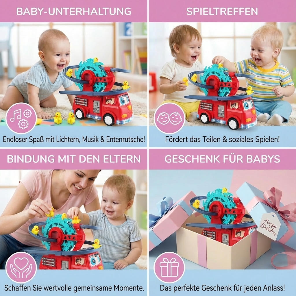 Feuerwehr Entenrutsche Spielauto