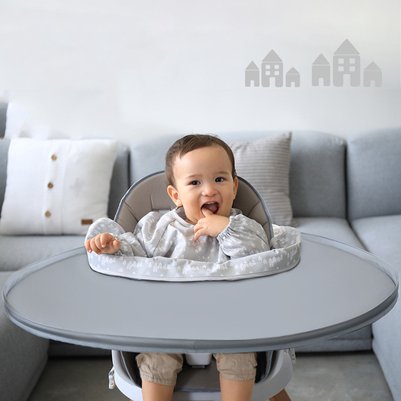 Baby Lätzchen mit Tischunterlage – Wasserdichter Rundum-Schutz für Hochstuhl
