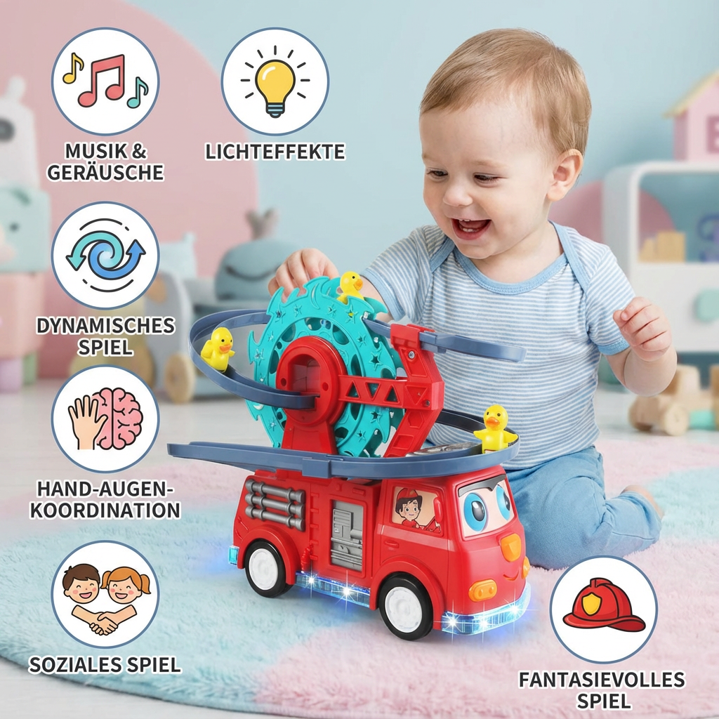 Feuerwehr Entenrutsche Spielauto