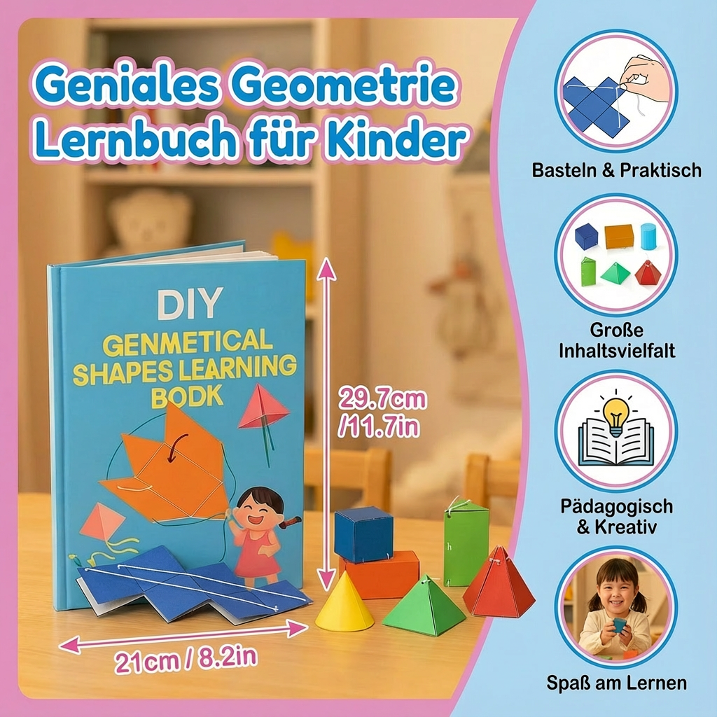 Geniales Geometrie Lernbuch für Kinder