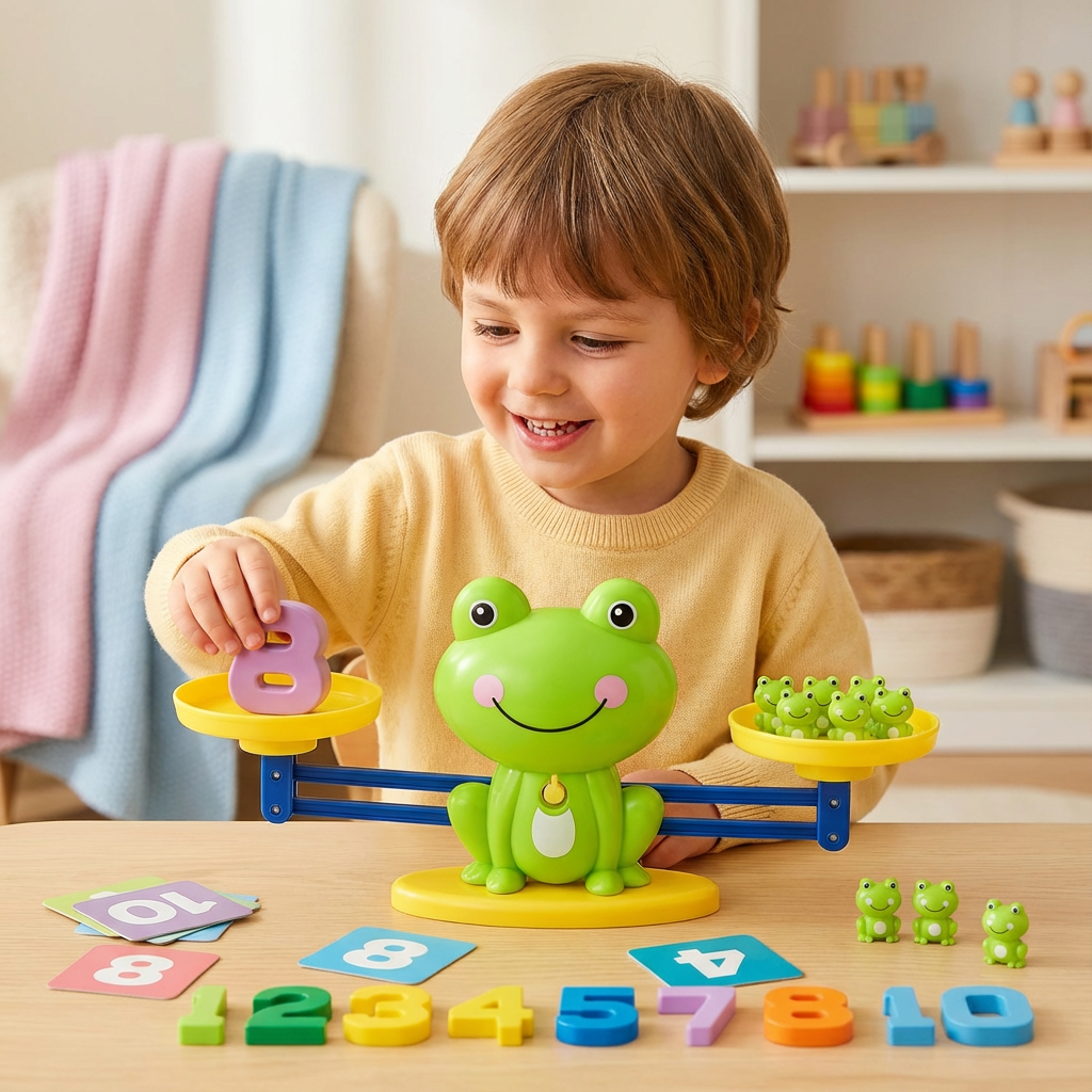 Pädagogische Frosch Waage Kinder Spielzeug - Mathematik leicht gemacht!