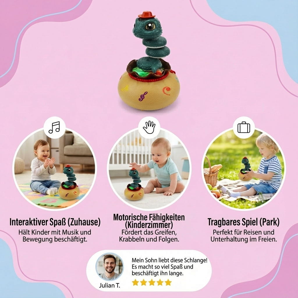 Tanzende Schlange Kinderspielzeug