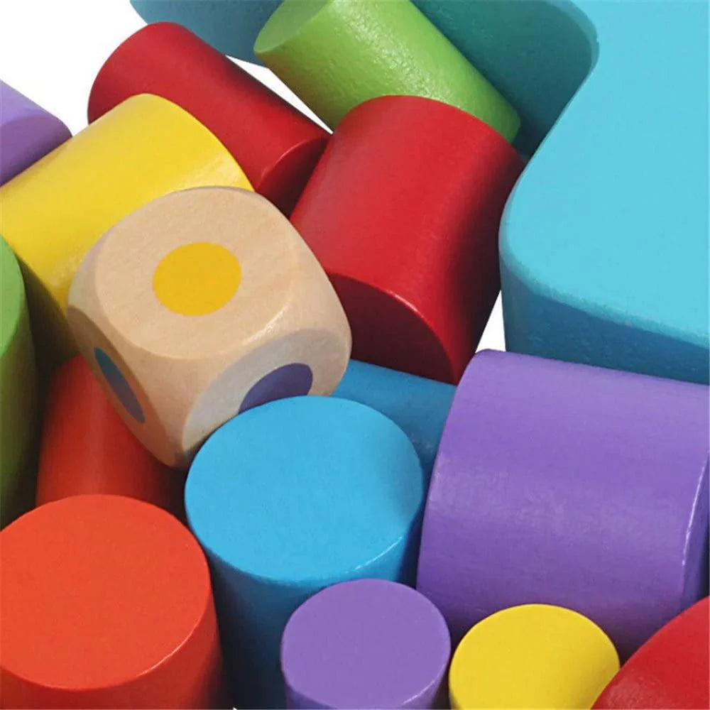 Buntes Stapelspielzeug – Lernspielzeug für Kinder mit Farben und Formen