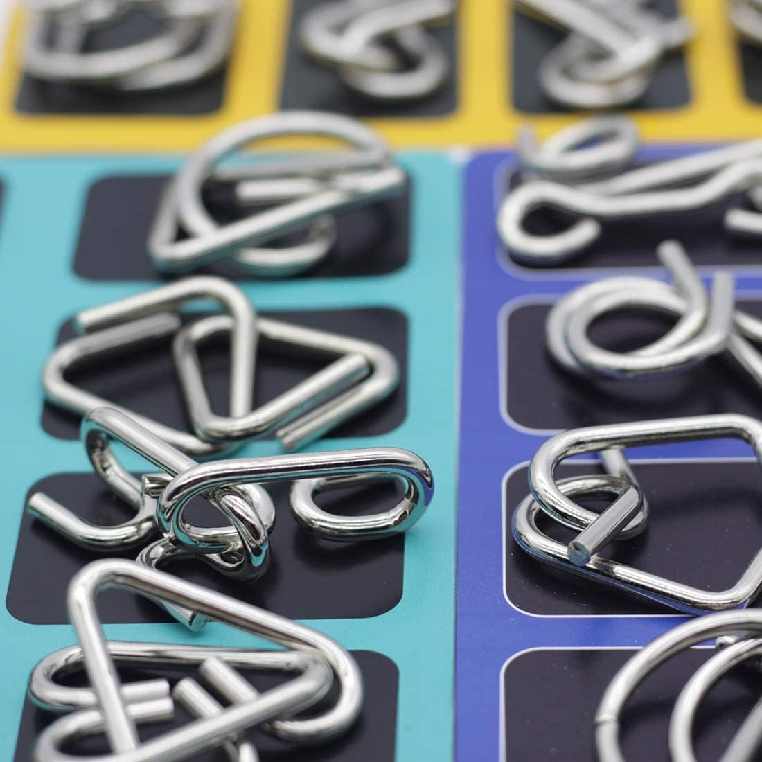 Metall-Puzzle-Ring-Set