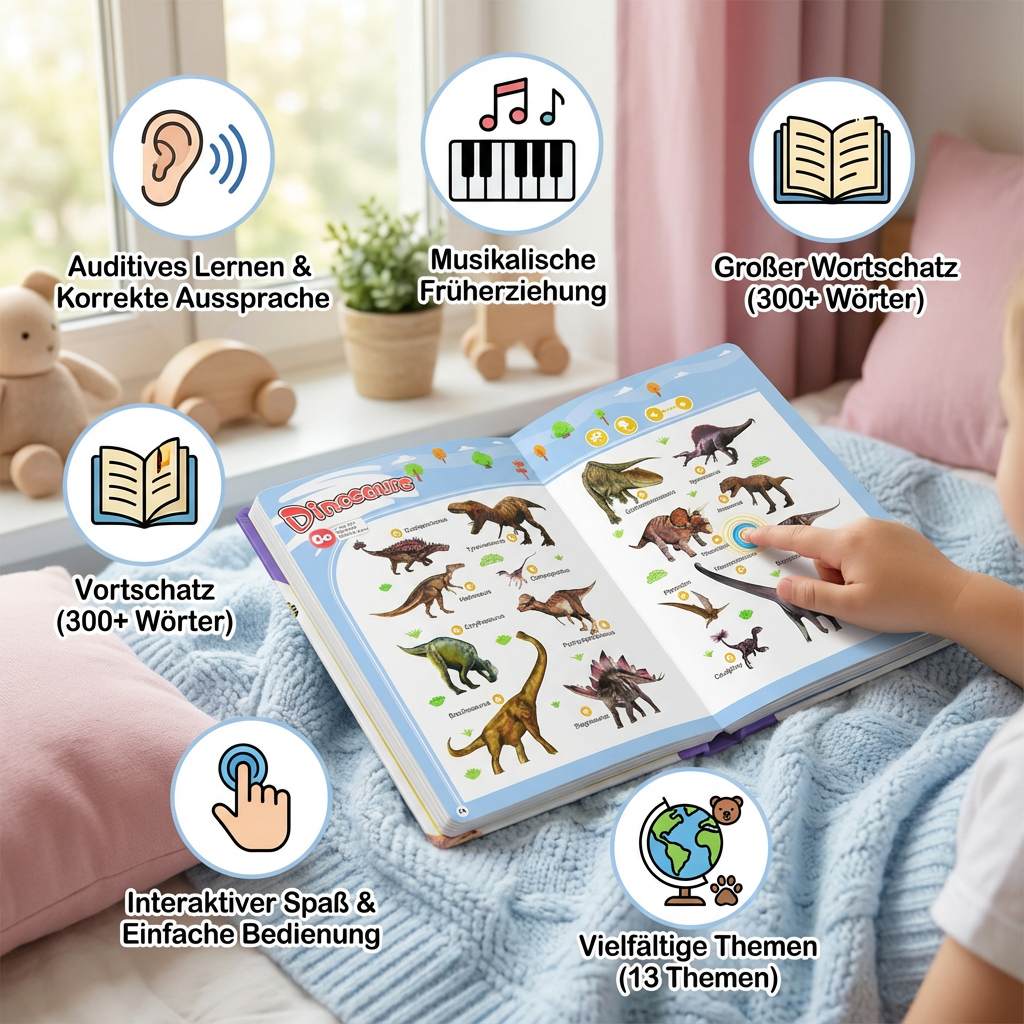 Sprechendes Englisch Lernbuch für Kinder