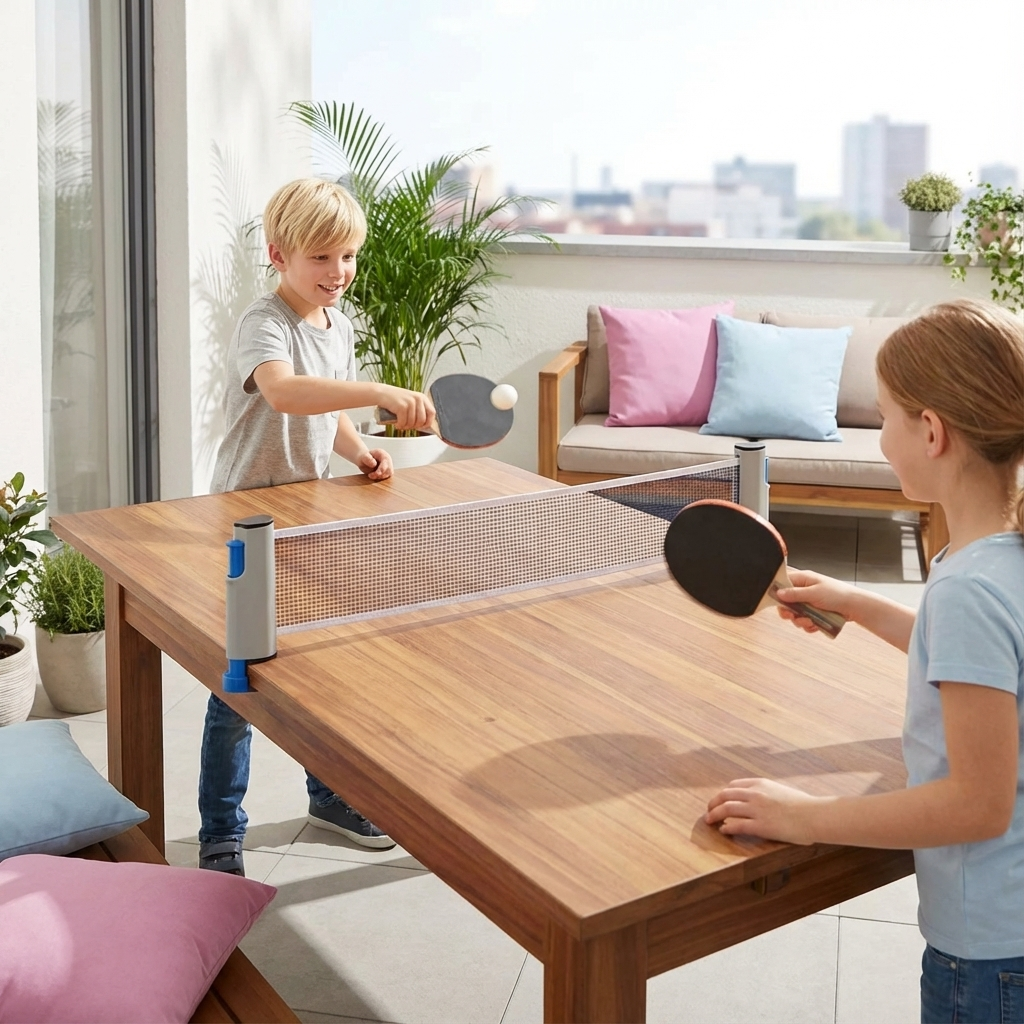 Anpassbares Tischtennis Set - Passend für Jeden Tisch!