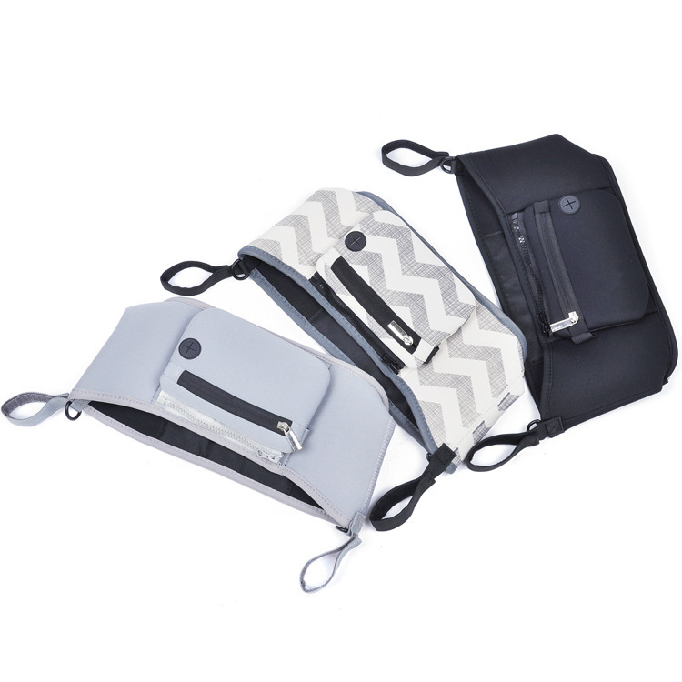 Praktische Wickeltasche für Kinderwagen – Mit Mehreren Fächern und Reißverschluss