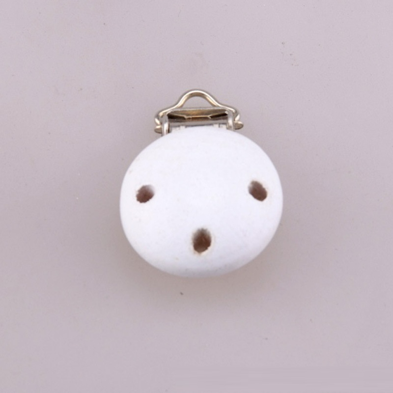 Holzclip für Babyzubehör mit Metallverschluss für DIY Babyaccessoires