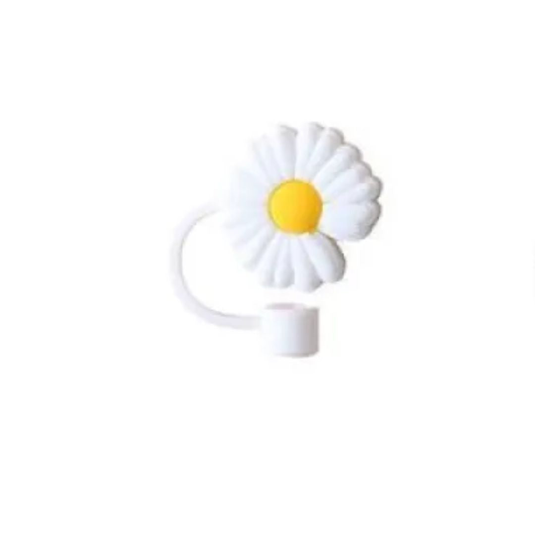 Trinkhalm Deckel & Deko Aufsätze aus Silikon