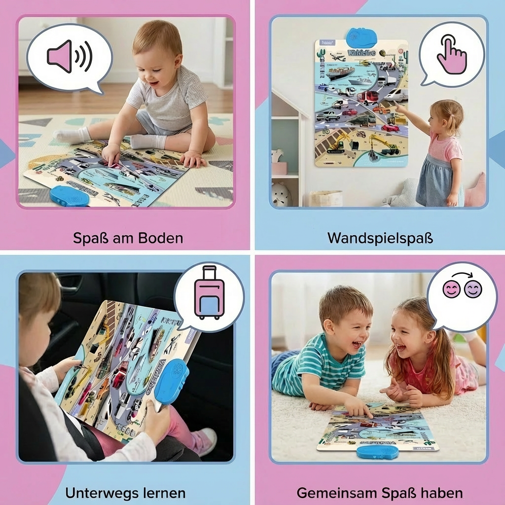 Sprechende Englisch Lerntafel für Kinder
