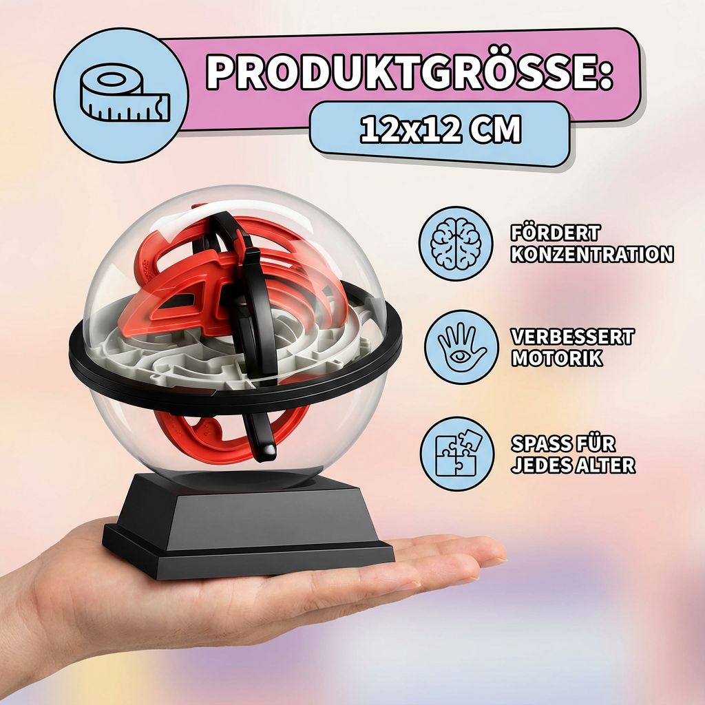 3D Labyrinth Puzzle Kugel