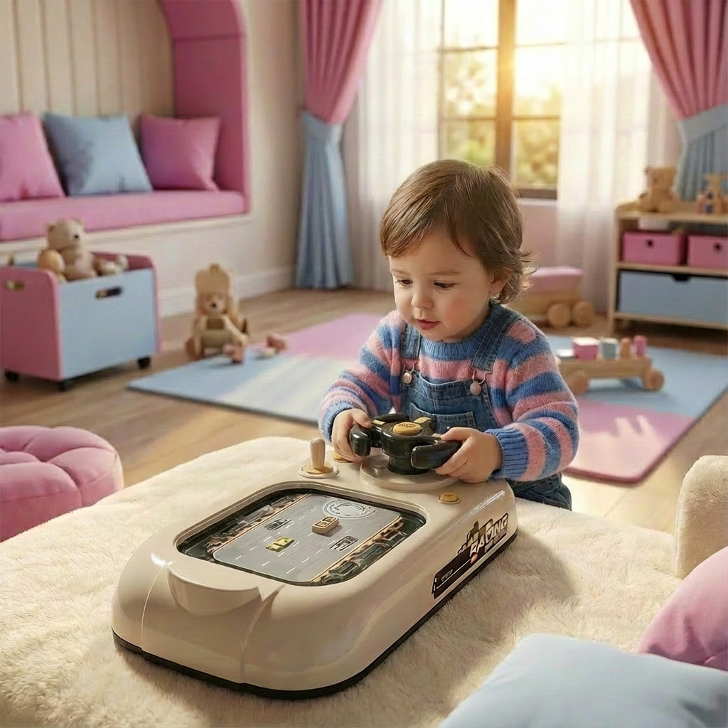 Abenteuer Rennspiel Box für Kinder