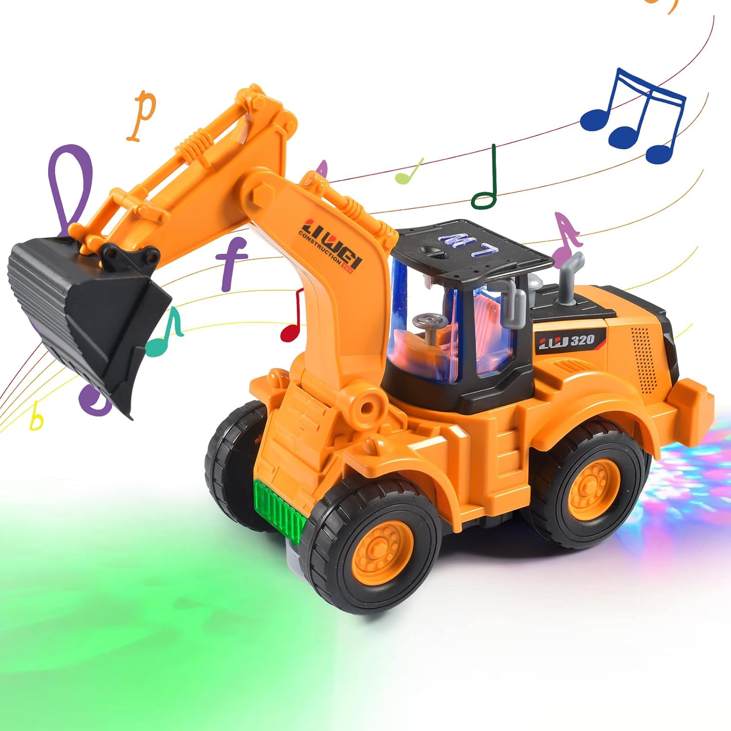 Tanzender Musik Bagger