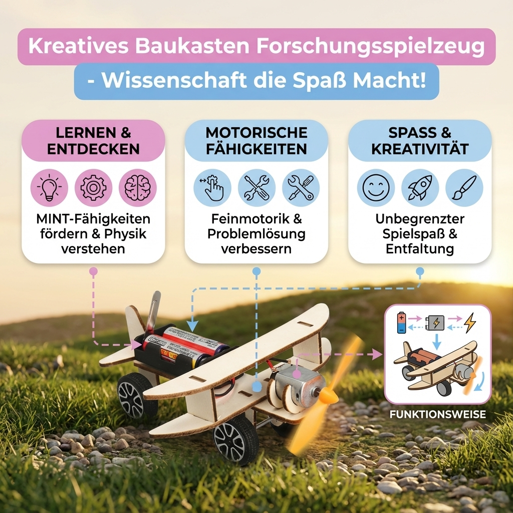 Kreatives Baukasten Forschungsspielzeug - Wissenschaft die Spaß Macht!