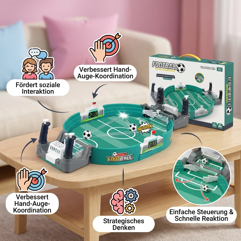 Mini Tischfußball Set