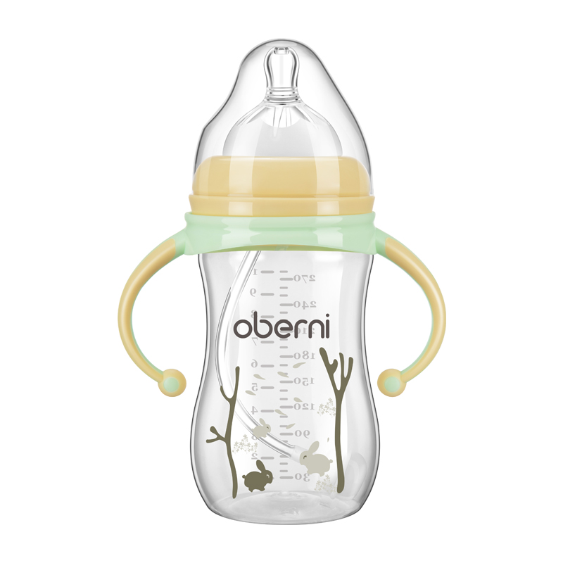 Babyflasche mit Griff – Weithalsflasche für Neugeborene