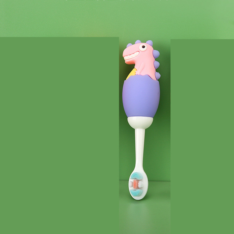 Kinder Zahnbürste Dino – Weiche Lernzahnbürste für Kleinkinder & Babys