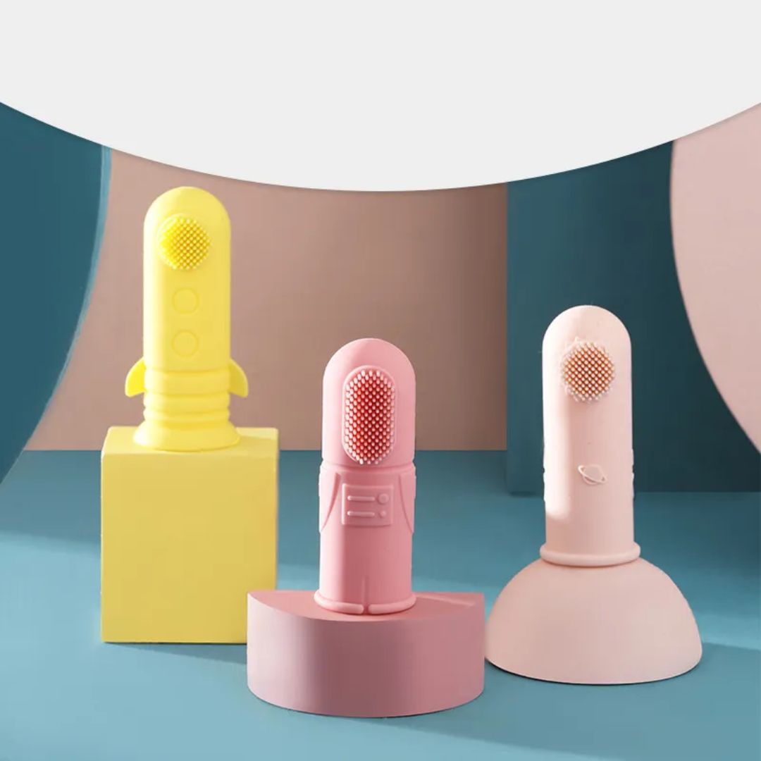 Baby Fingerzahnbürste aus Silikon – Weiche Zahnbürste für Babys & Kleinkinder