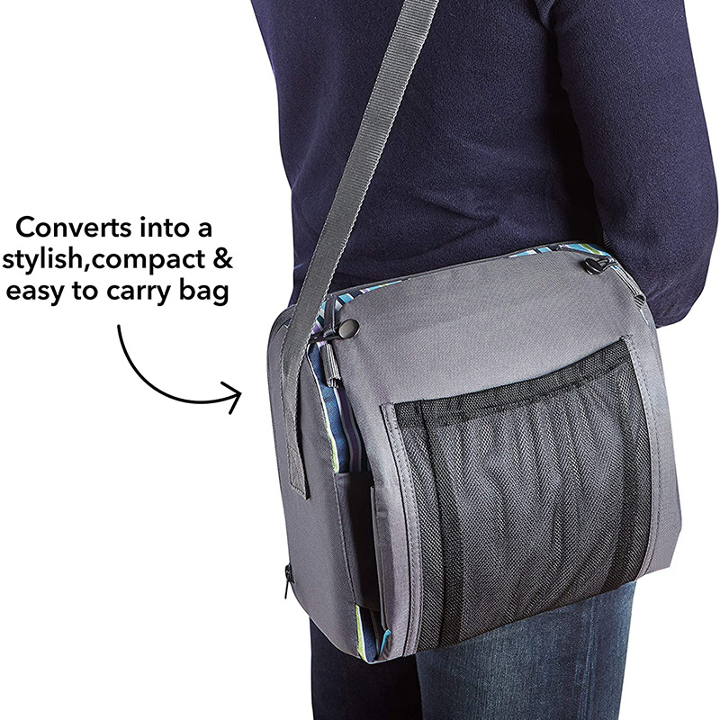 Reise Hochstuhl für Babys – Tragbarer Sitzerhöher mit Gurt & Umhängetasche