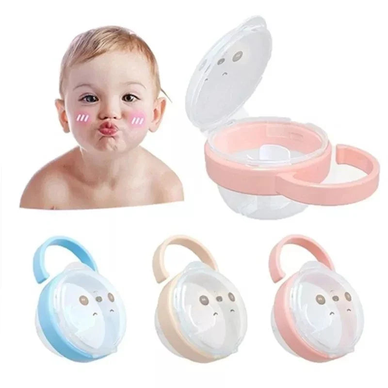 Baby Schnuller mit Schutzkappe – Beruhigungssauger im Süßen Bären-Design