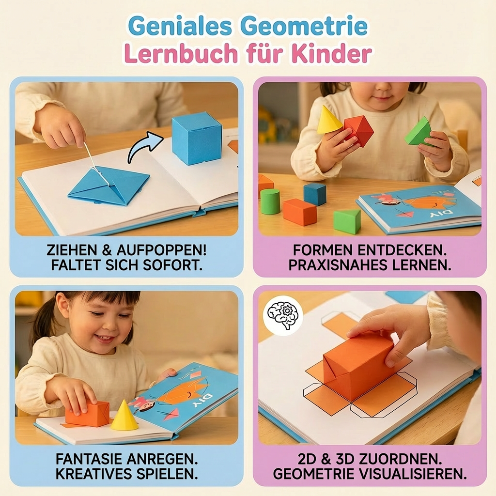 Geniales Geometrie Lernbuch für Kinder
