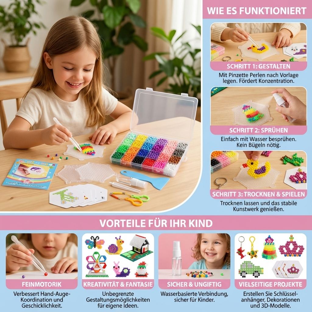 Magisches Wasser Perlen Bastel Box Set
