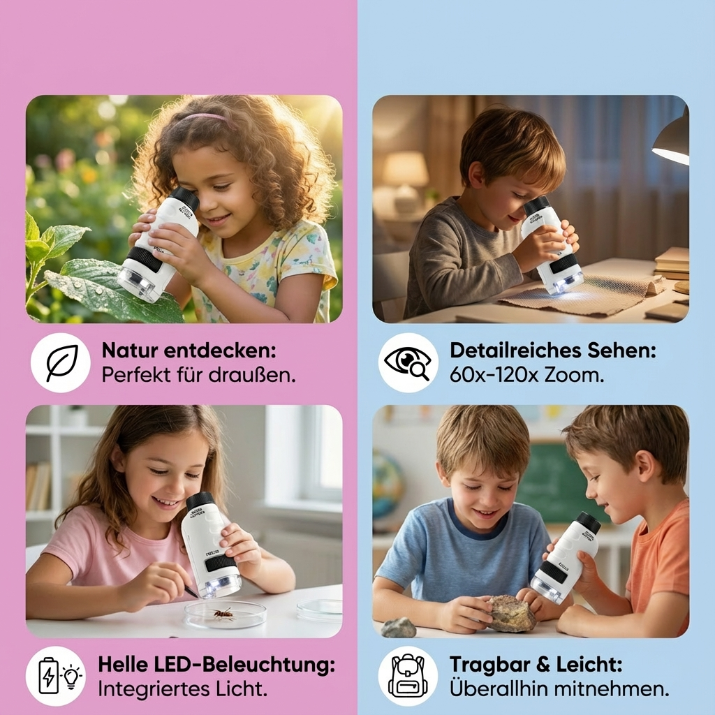 Kinder Mikroskop
