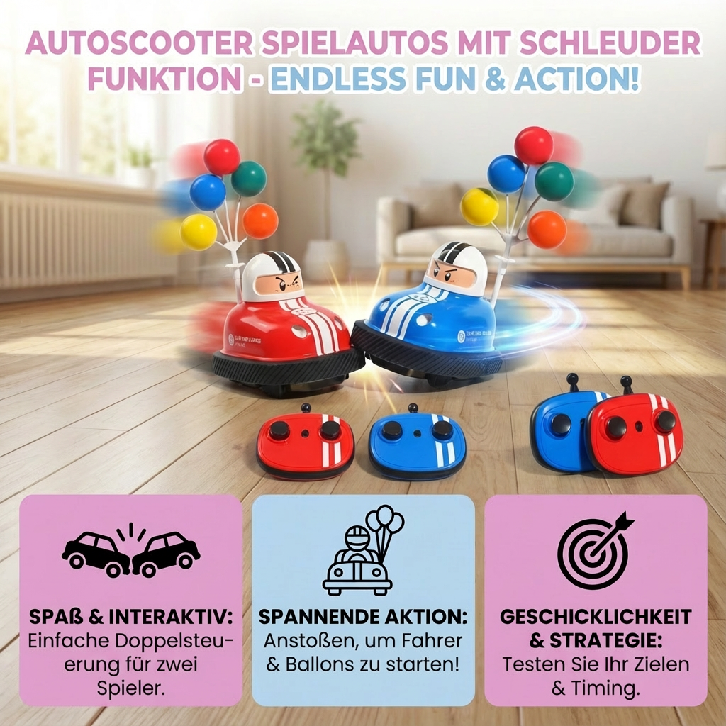 Autoscooter Spielautos mit Schleuder Funktion