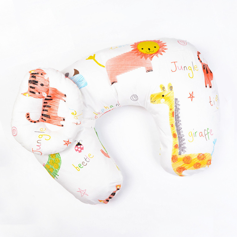 Multifunktionales Stillkissen mit Babykopfkissen für Mama & Baby