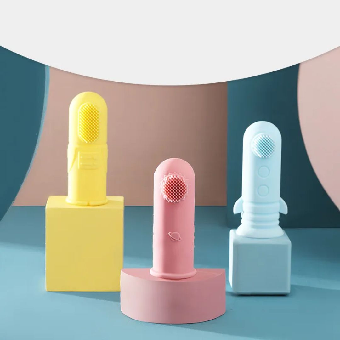 Baby Fingerzahnbürste aus Silikon – Weiche Zahnbürste für Babys & Kleinkinder