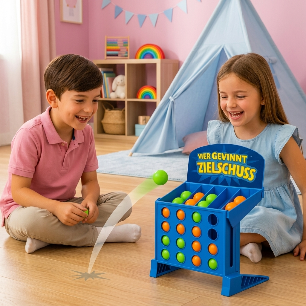 Vier Gewinnt Zielschuss Spiel