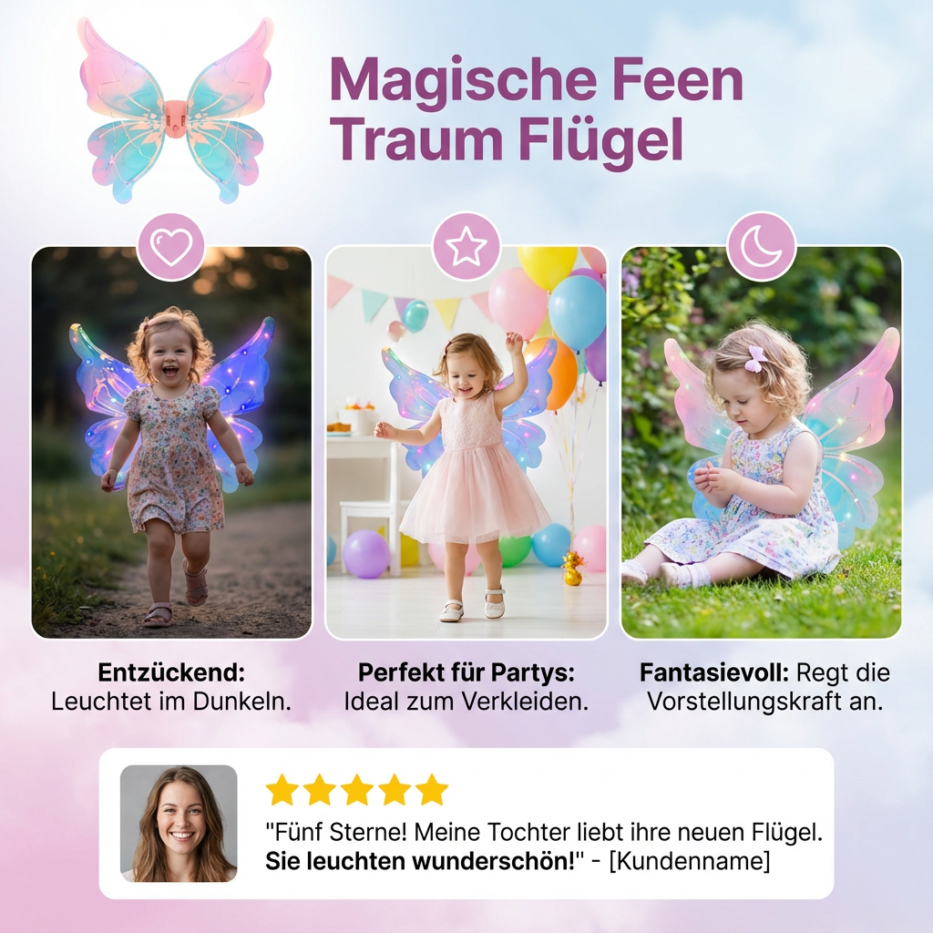 Magische Feen Traum Flügel