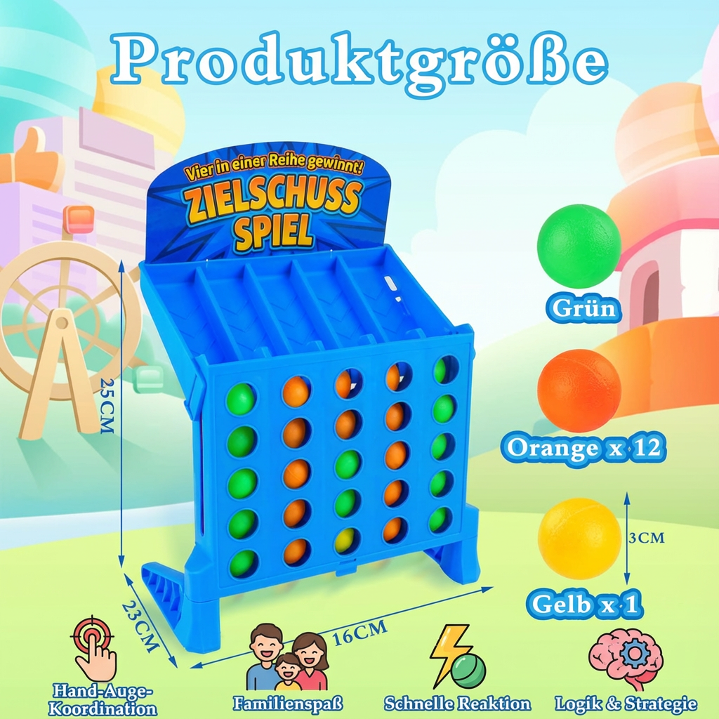 Vier Gewinnt Zielschuss Spiel