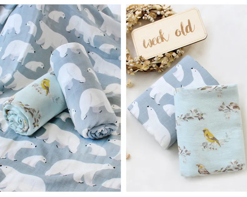 Baby-Baumwolldecken - Weiche und atmungsaktive Tücher für Neugeborene