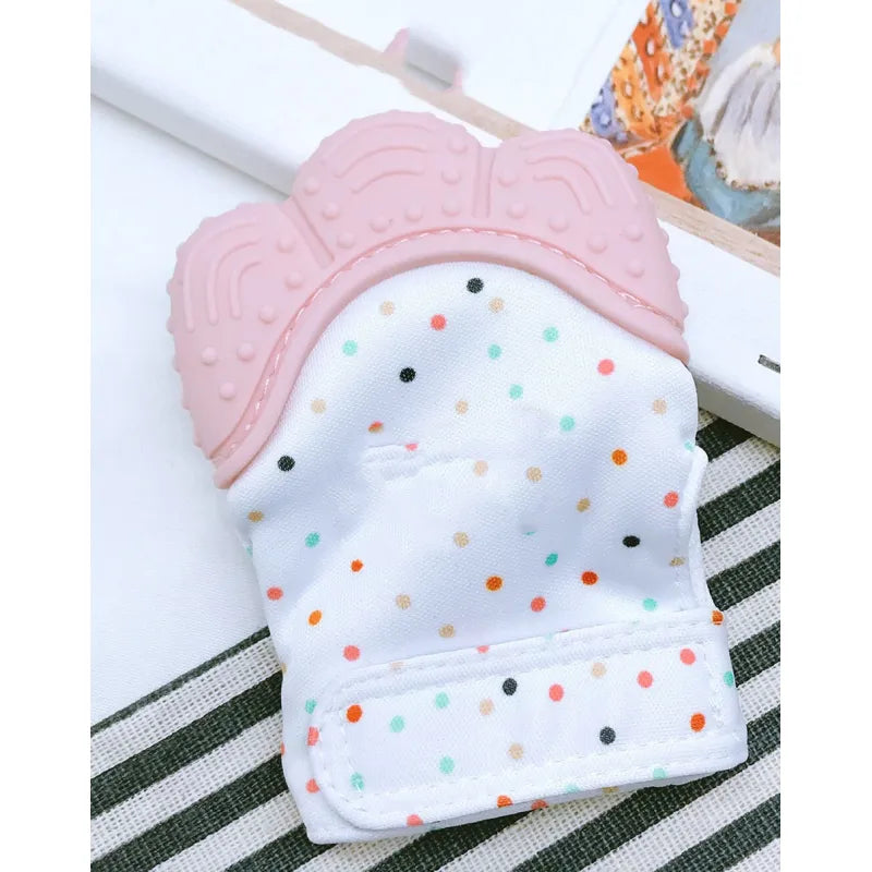Beißhandschuh für Babys – Zahnungshilfe mit Weichem Silikon