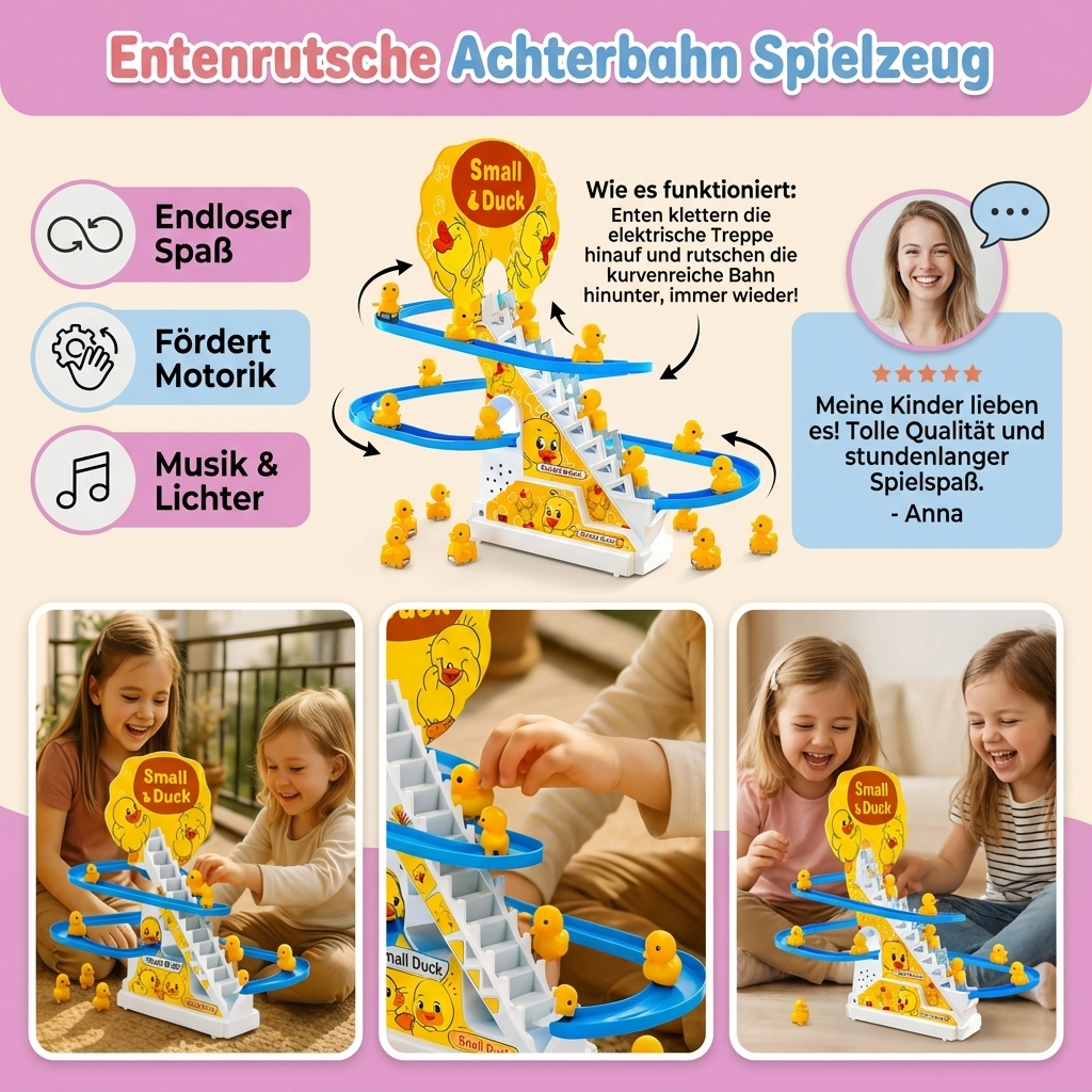 Entenrutsche Achterbahn Spielzeug