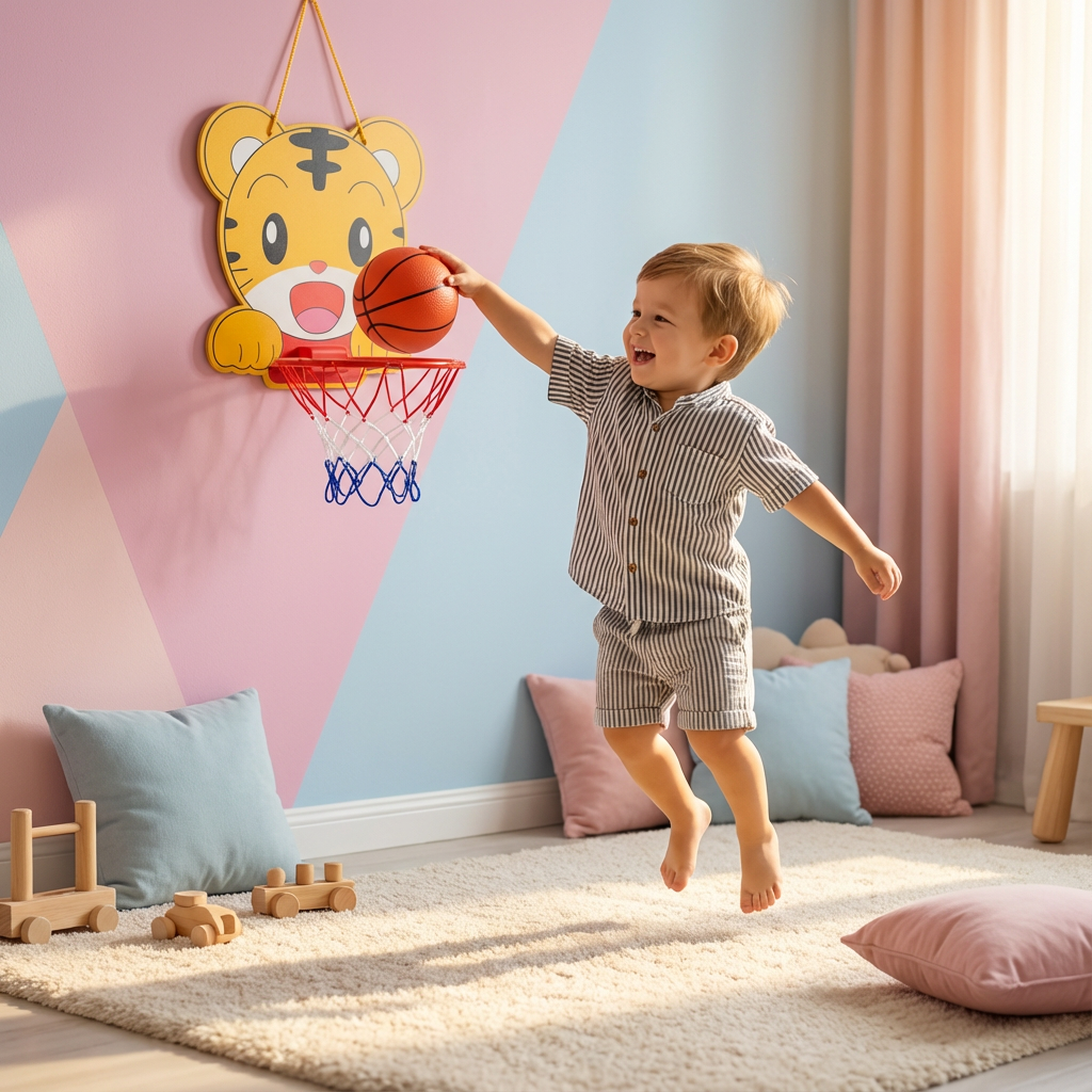 Niedliches Tier Basketball Set für Kinder
