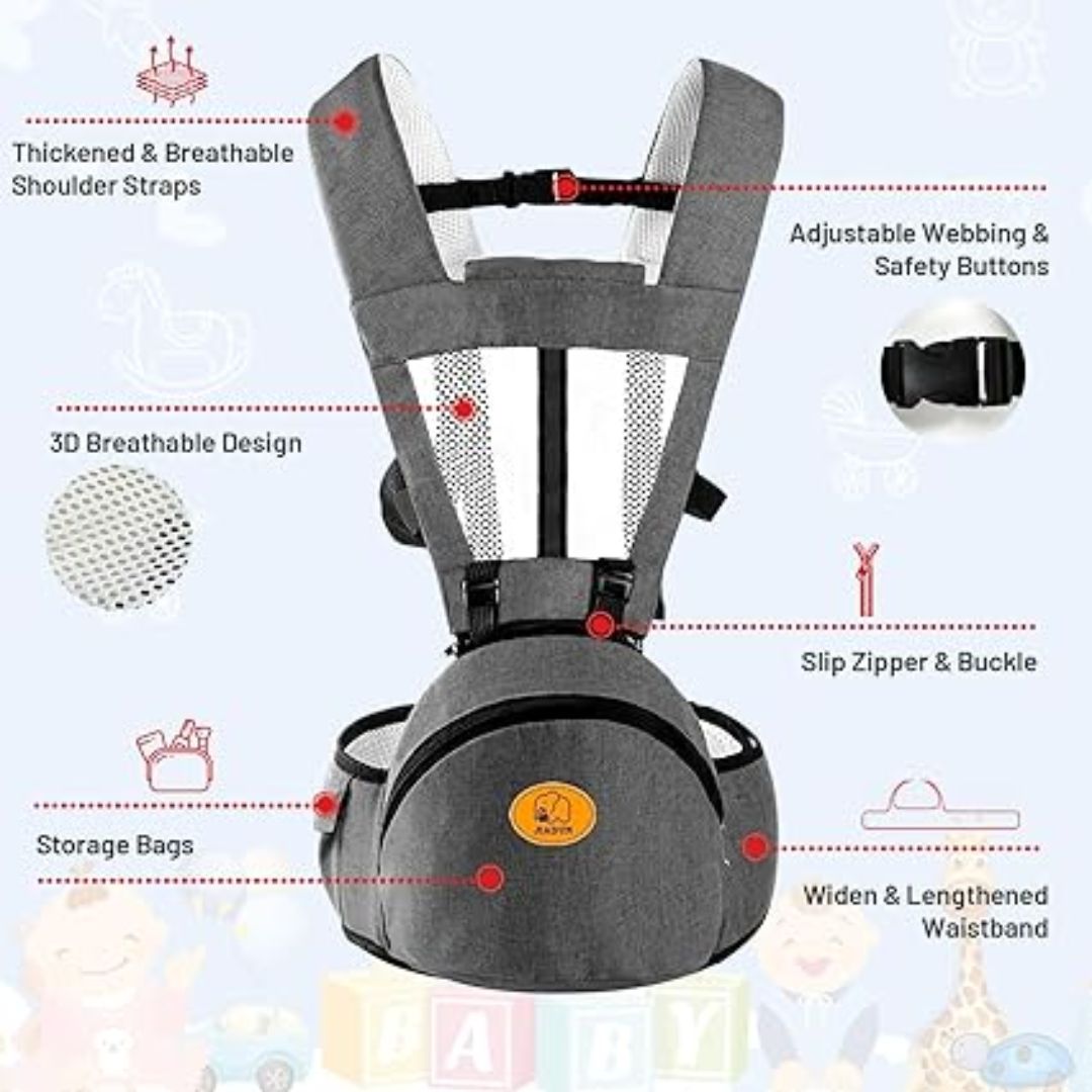 Ergonomischer Babytrage Rucksack – Tragetasche für Babys und Kleinkinder