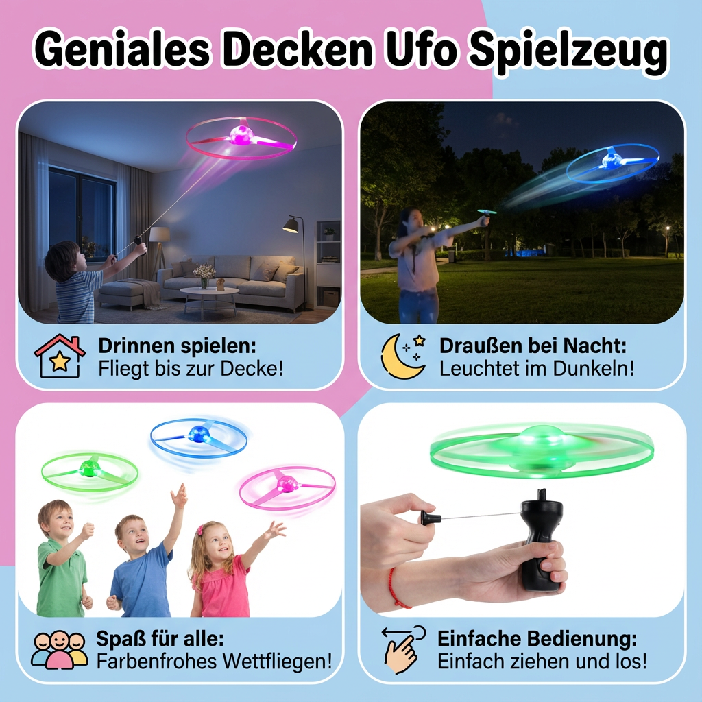 Geniales Decken Ufo Spielzeug