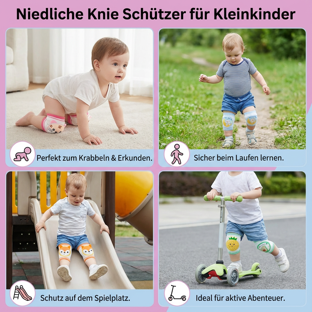 Niedliche Knie Schützer für Kleinkinder