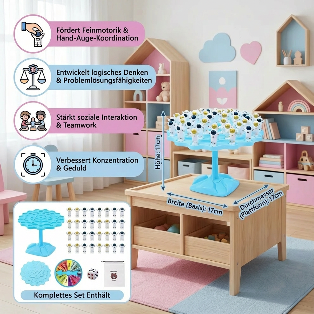 Astronauten Balancierspiel