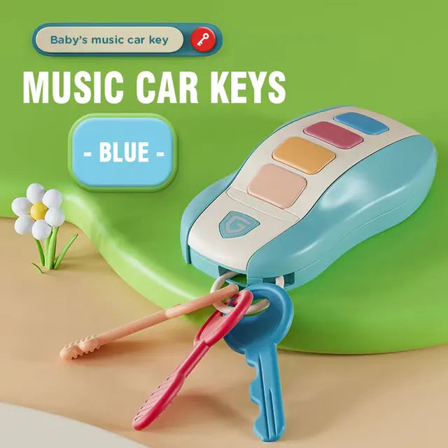 Melodische Fahrt – Musikalisches Spielzeug-Auto mit Tasten und Soundeffekten für Babys