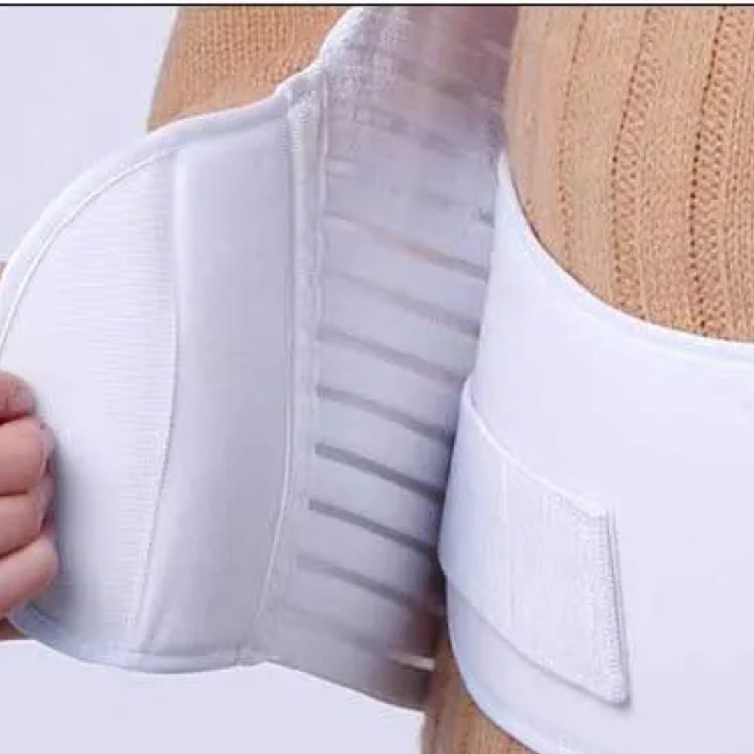 Schwangerschafts Stützgürtel mit Trägern – Bauchgurt zur Rückenentlastung